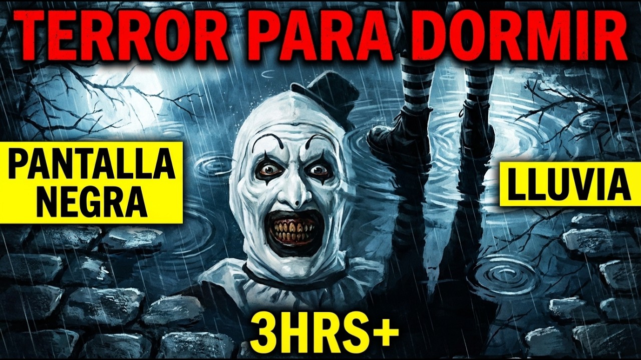Historias de Terror para Dormir con Lluvia y Pantalla Negra | Vol.17