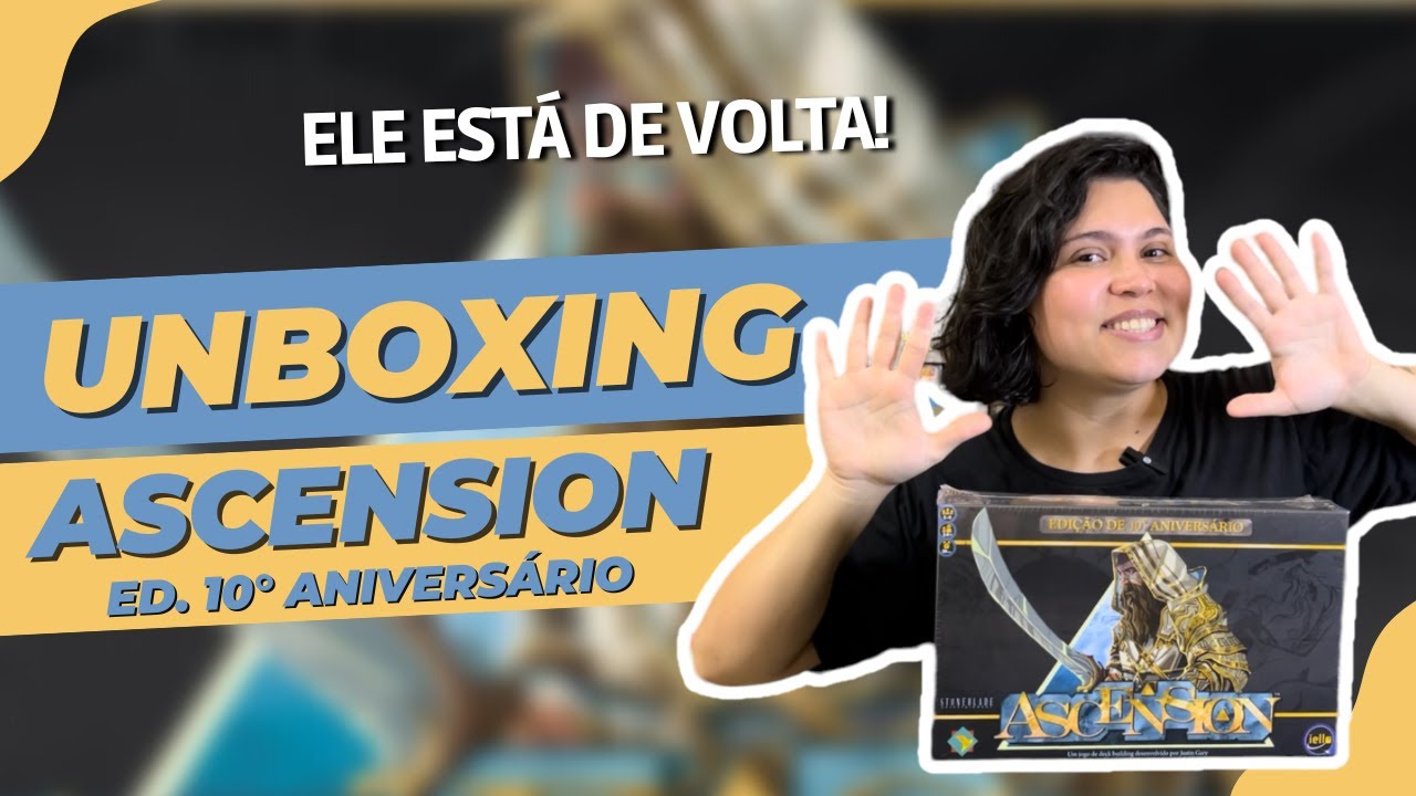 ASCENSION ED 10º ANIVERSÁRIO - Unboxing | @GrokGames