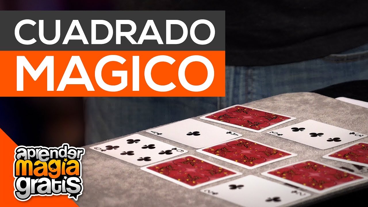 Cuadrado mágico con cartas | Tres en linea | Truco de magia con cartas revelado