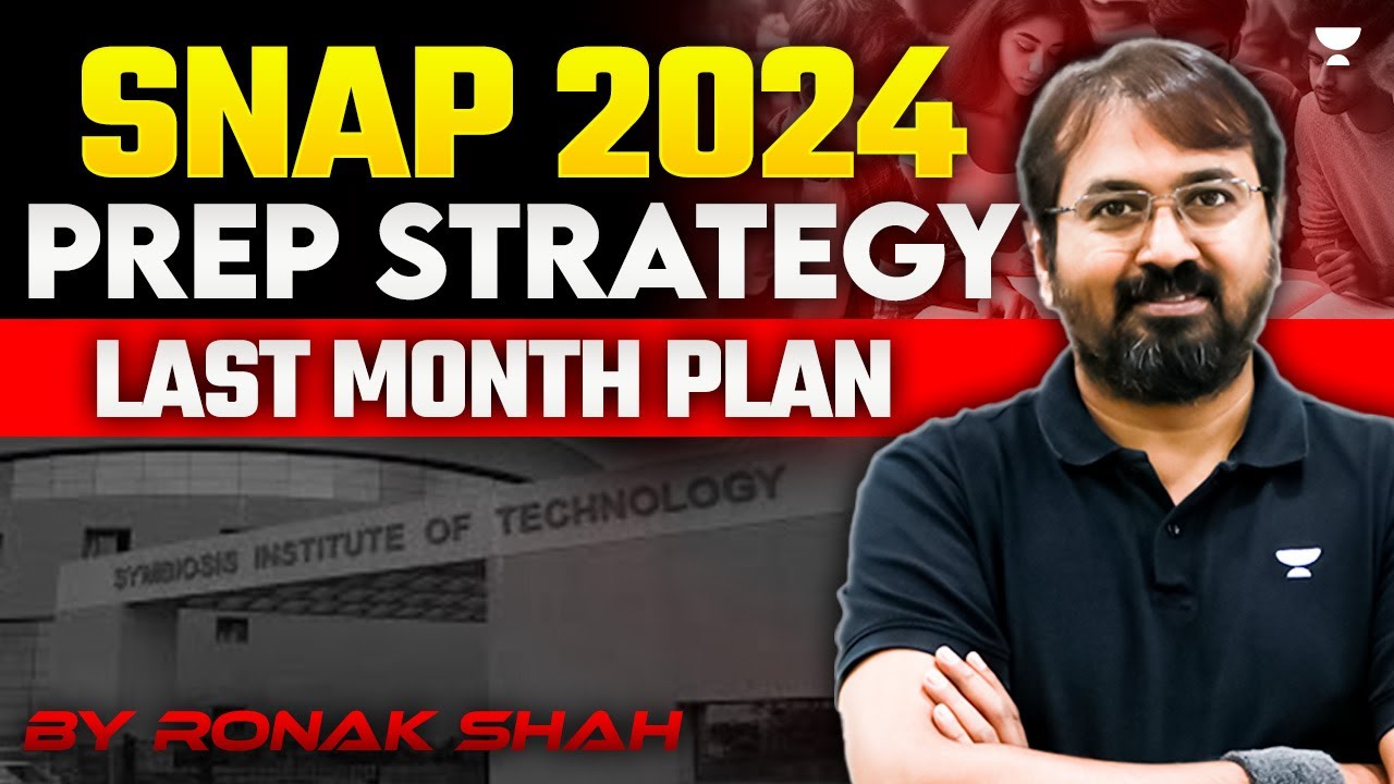 SNAP 2024 Prep Strategy | Complete 12 Days Plan