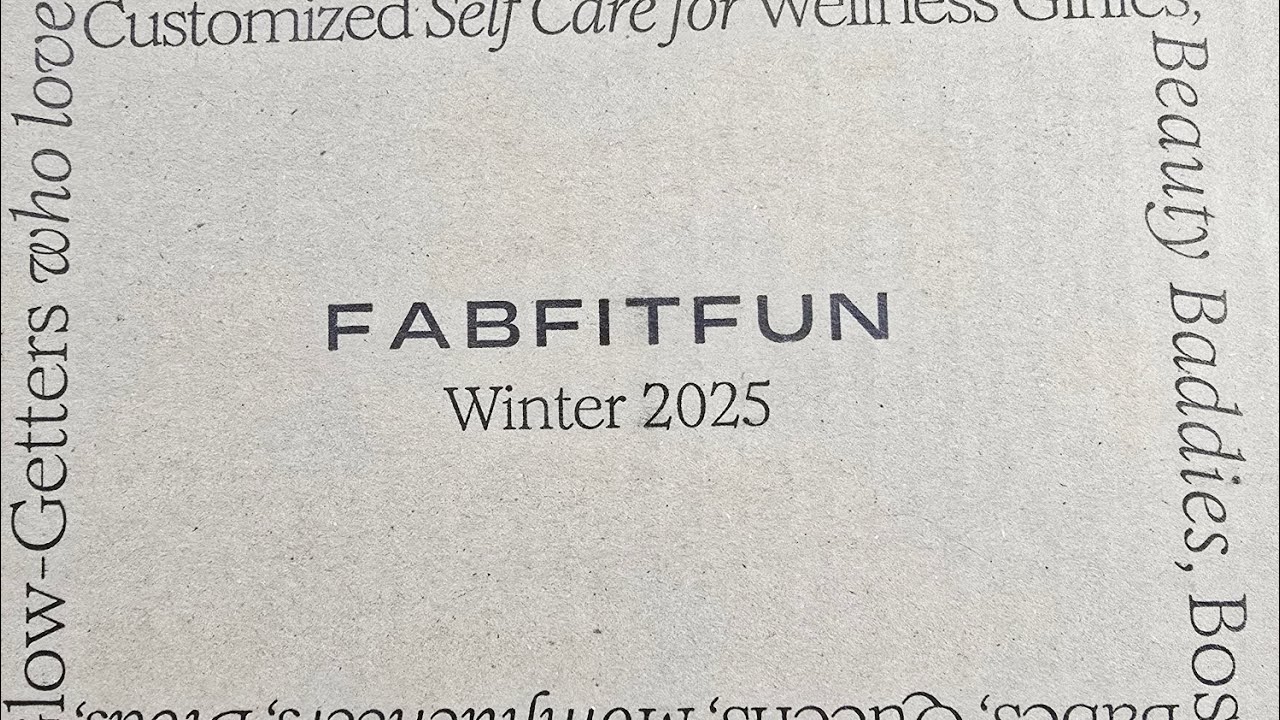 FabFitFun Winter 2025 unboxing. #fabfitfun #fabfitfununboxing #winter2025 #unboxing #subscriptionbox