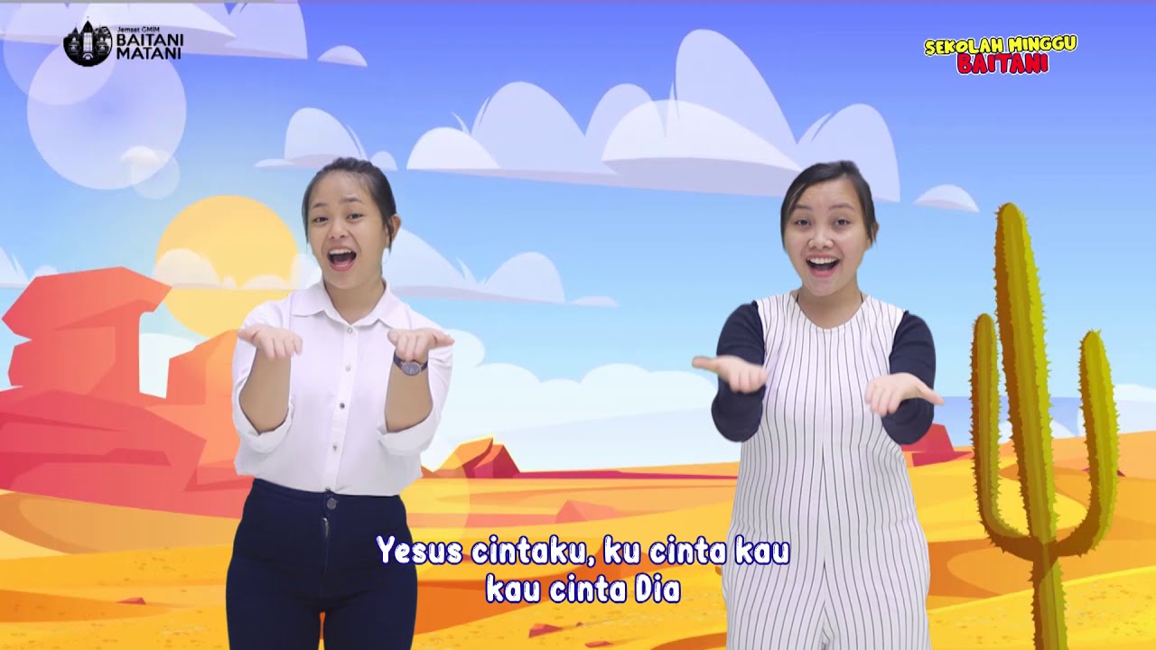 YESUS POKOK DAN KITALAH CARANGNYA || Gerak & Lagu Sekolah Minggu || GMIM Baitani Matani