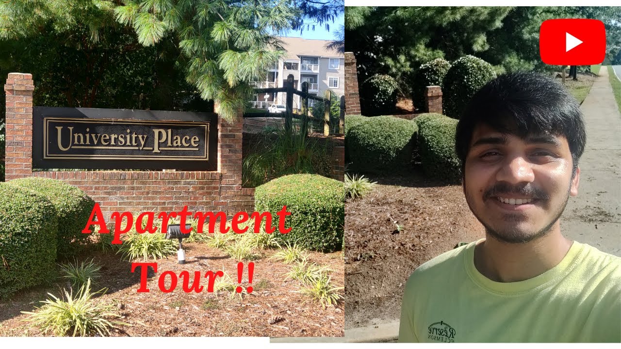 US Apartment tour | Off-Campus Housing || Clemson University | $1000/month, $250 per head || VLOG#9