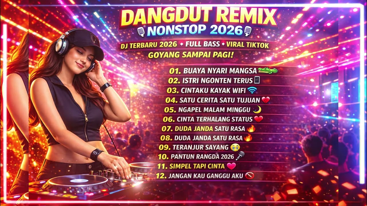 DANGGDUT REMIX NONSTOP TERBARU 2026 - FULL BASS - VIRAL TIKTOK - AI MUSIK