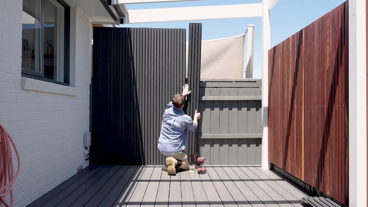 Ekodeck Castellated Panel Installation Video Composite Batten DIY