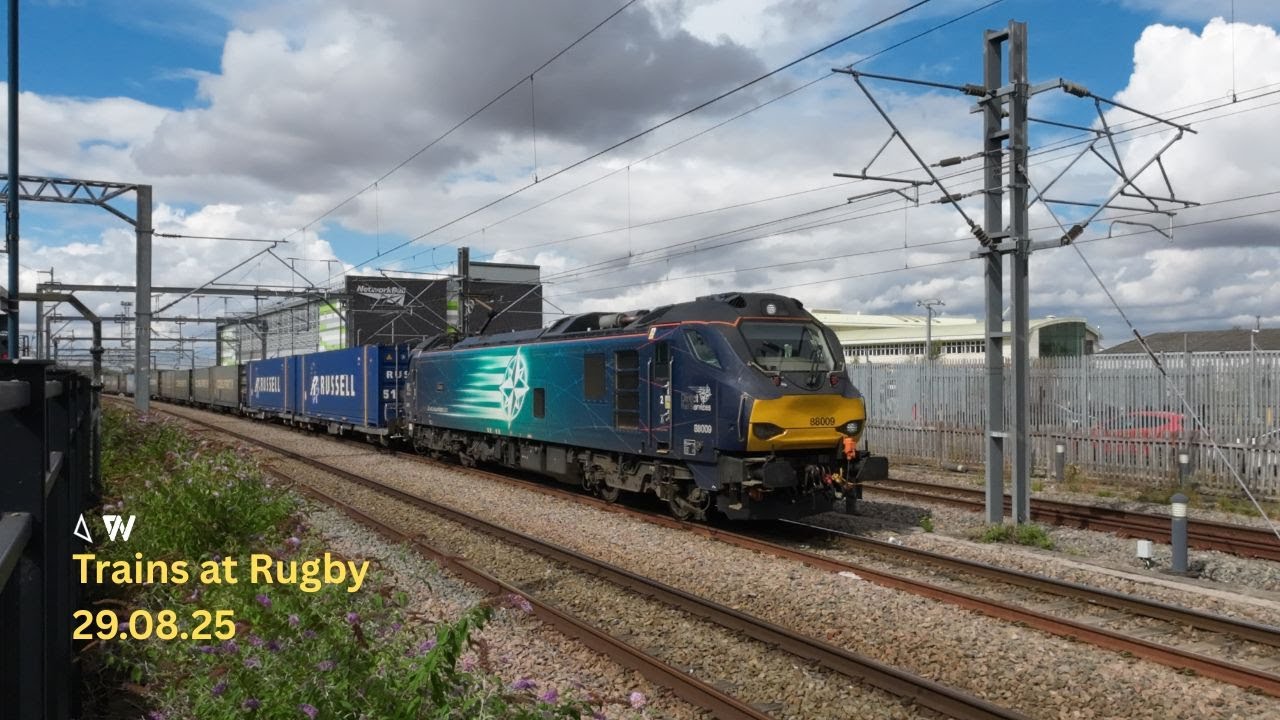 50 minutes of Trains and Tones at Rugby 29/08/25