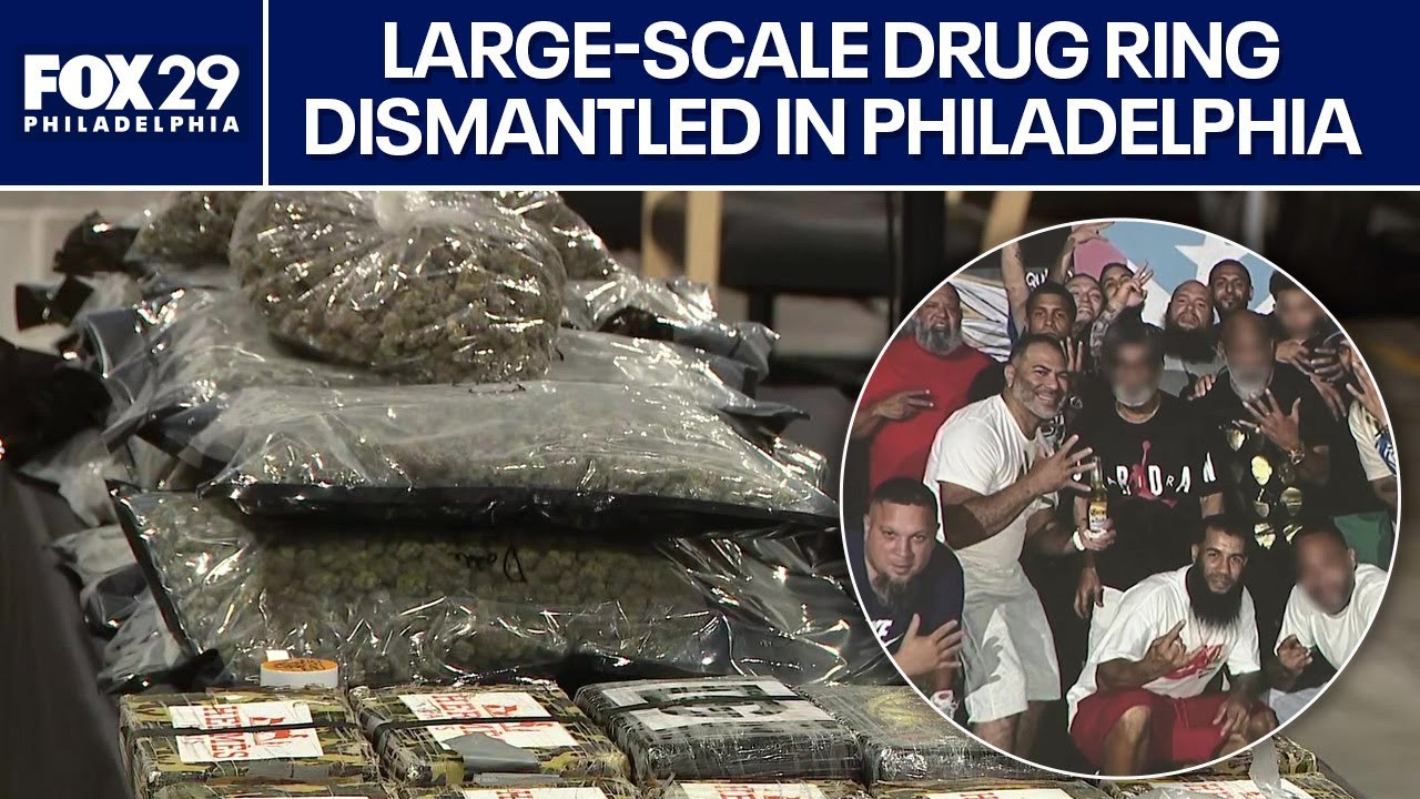 Large-scale drug ring dismantled in Philadelphia: 'This criminal enterprise is shut down'