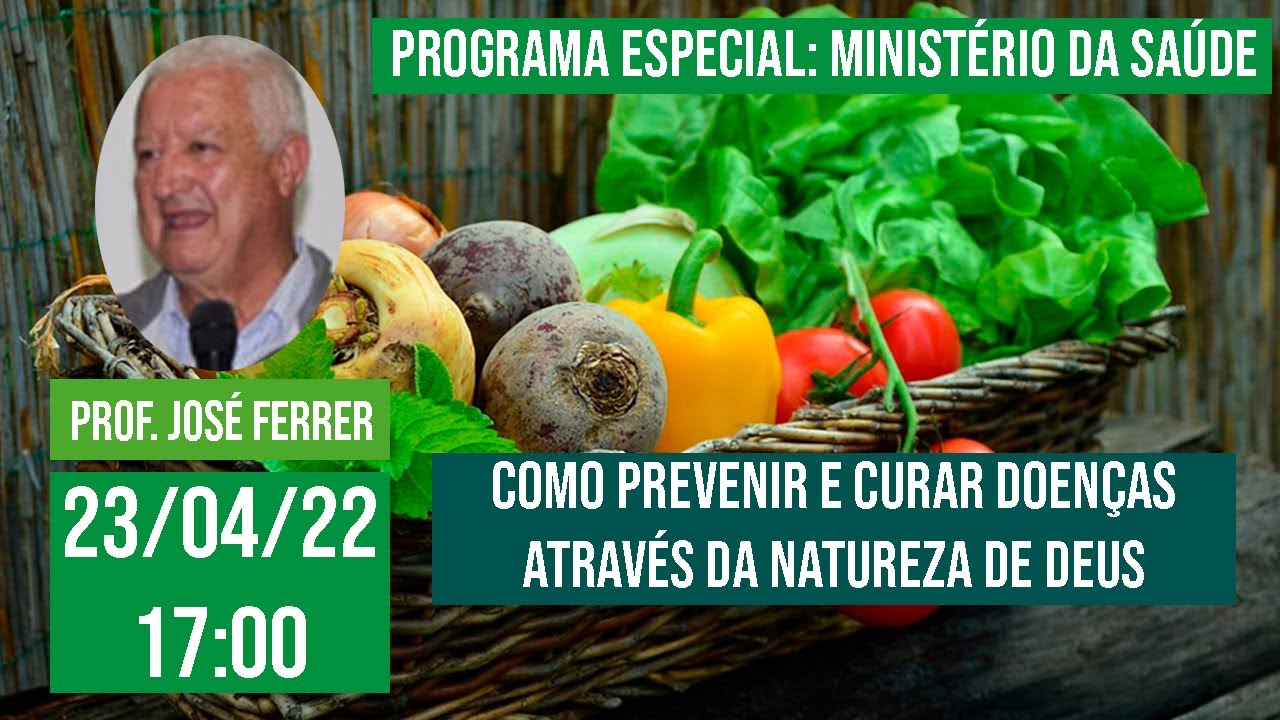Palestra Ministério da Saúde - José Ferrer | 23/04/2022 | IASD Central - Indaiatuba