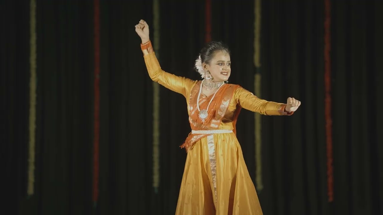 Nisthhaa Datta // Taal Dhamar // Devi Vandana // Kathak Dance