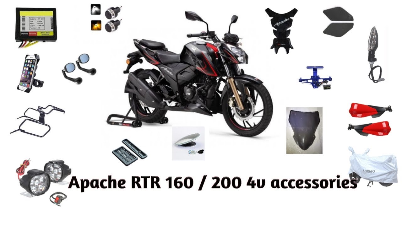 Apache bs6 accessories. Apache 160 4v bs6 & 200 4v bs6 accessories.