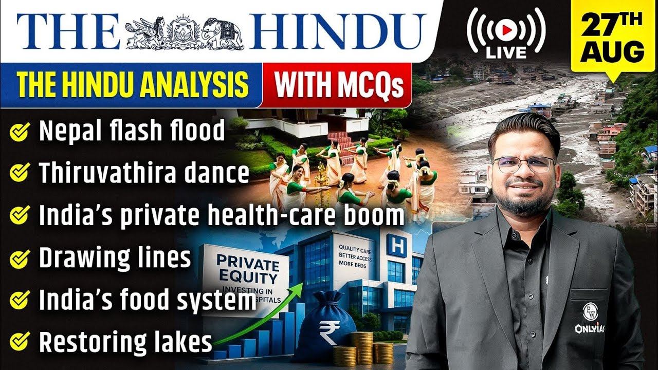The Hindu Analysis | 27th August 2026 | The Hindu Newspaper  - Practice Questions | Prashant Sir