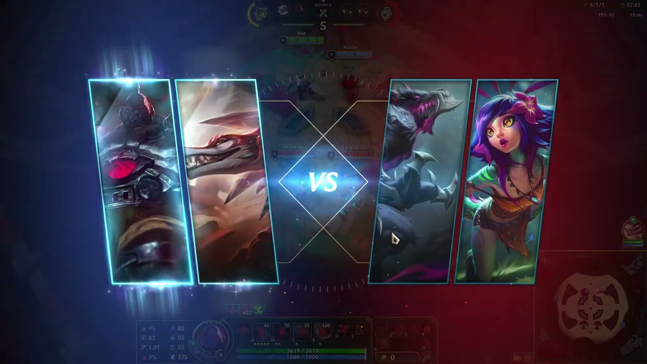 LoL Arena +1000ad Sion+Nafiri 1st place