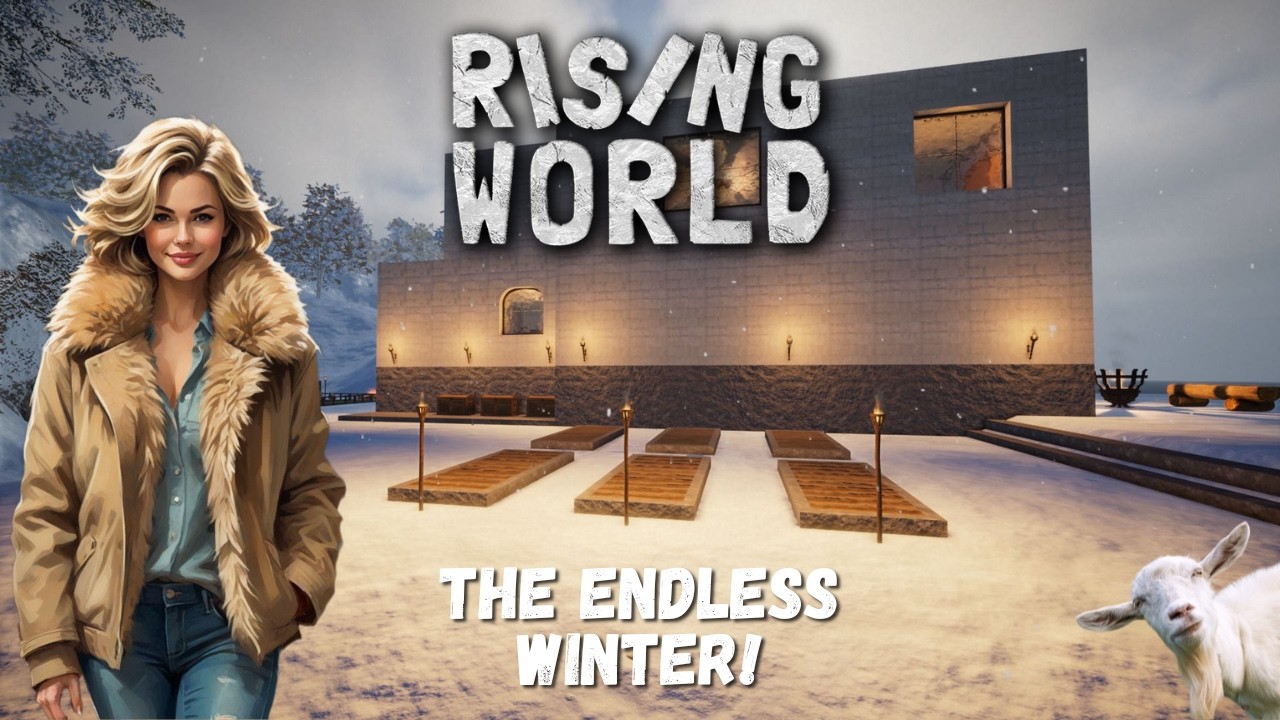 Rising World | S1 | EP20 | New garden location and re-caving!