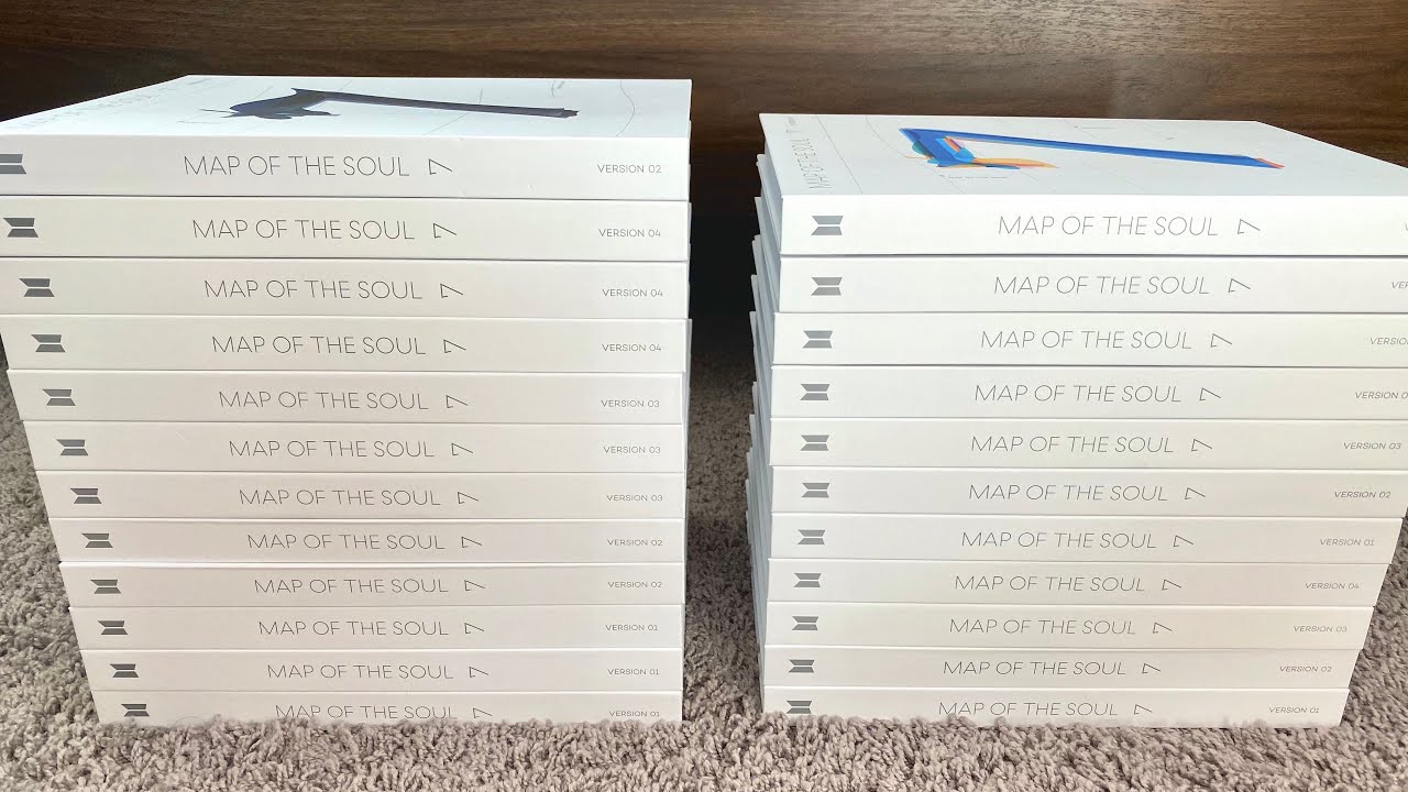 [UNBOXING] 7 sets of BTS Map of the Soul 7