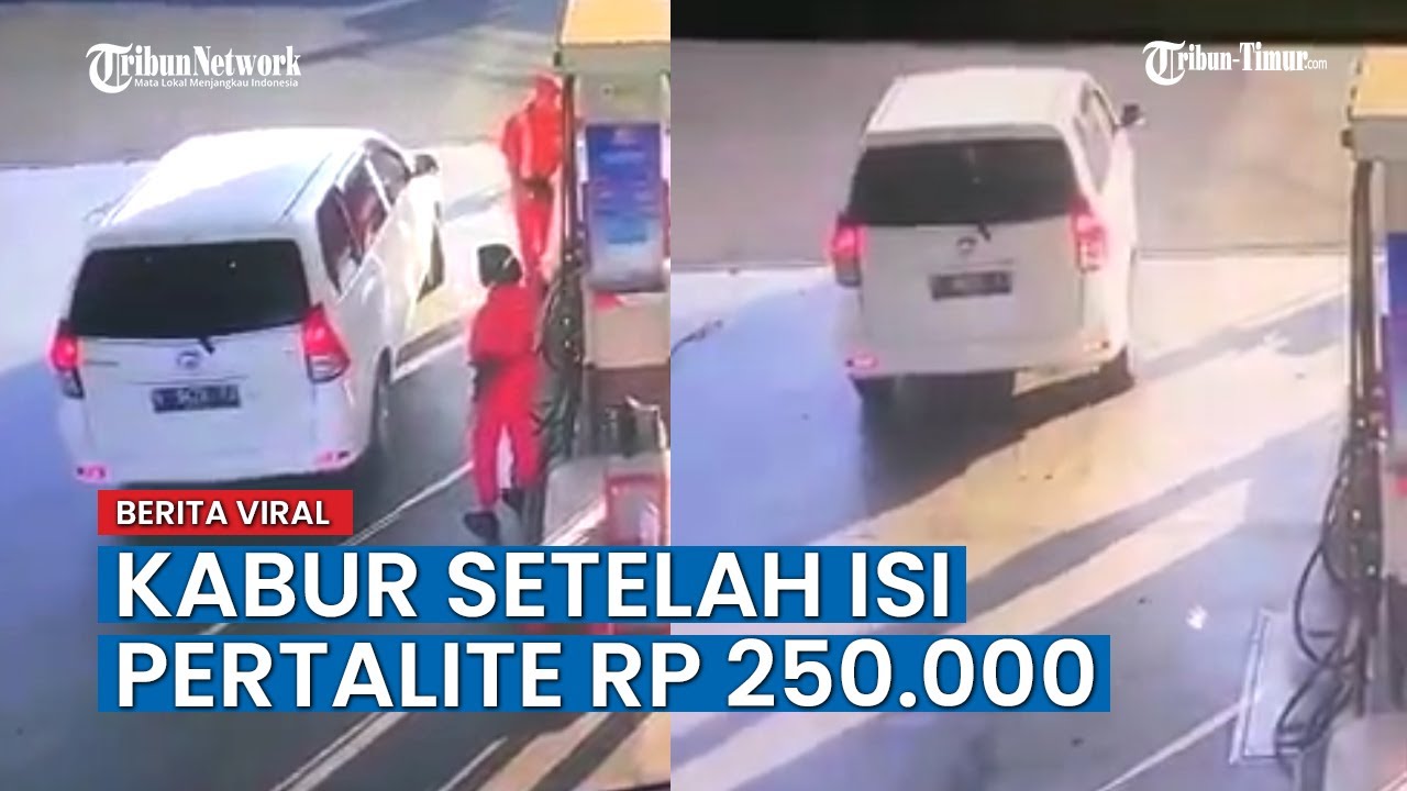 Pengendara Mobil Avanza Tidak Membayar dan Langsung Kabur Setelah Mengisi BBM Senilai Rp 250.000