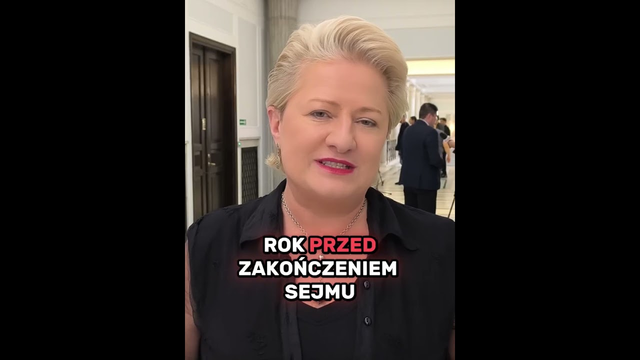 Bożena Lisowska on the election of the Deputy Speaker of the Sejm