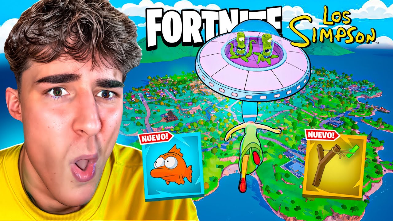 NUEVA TEMPORADA de *LOS SIMPSON* en FORTNITE 🍩😱