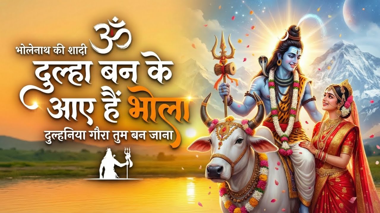 भोलेनाथ की शादी 💜 | दूल्हा बनकर आए हैं भोला | Shiv Parvati Vivah Bhajan 2026