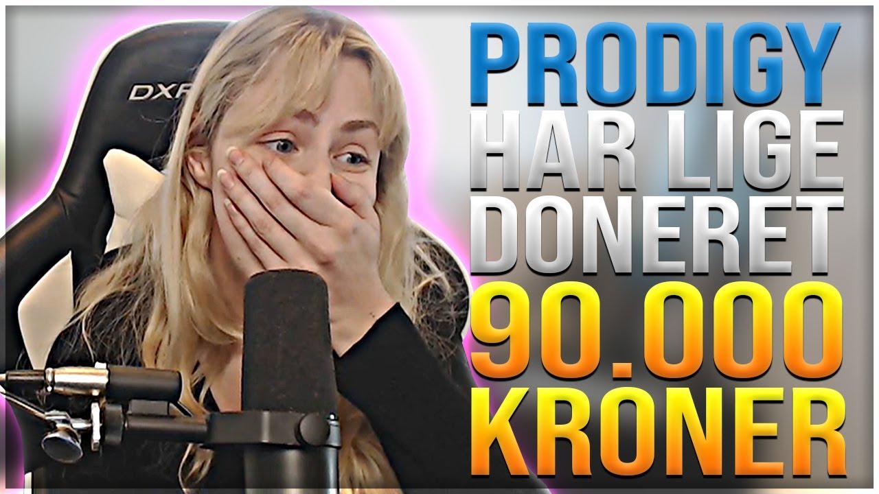 Prodigy DONERER 90.000 KRONER TIL STREAMERS! | Best of Prodigy