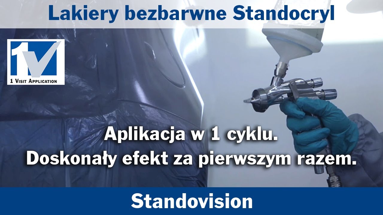 Lakiery bezbarwne Standocryl VOC Clears: Aplikacja w 1 Cyklu &ndash; doskonały efekt za pierwszym razem