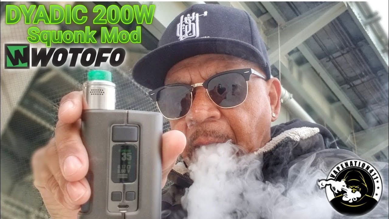 Wotofo Dyadic 200W Squonk Mod Review