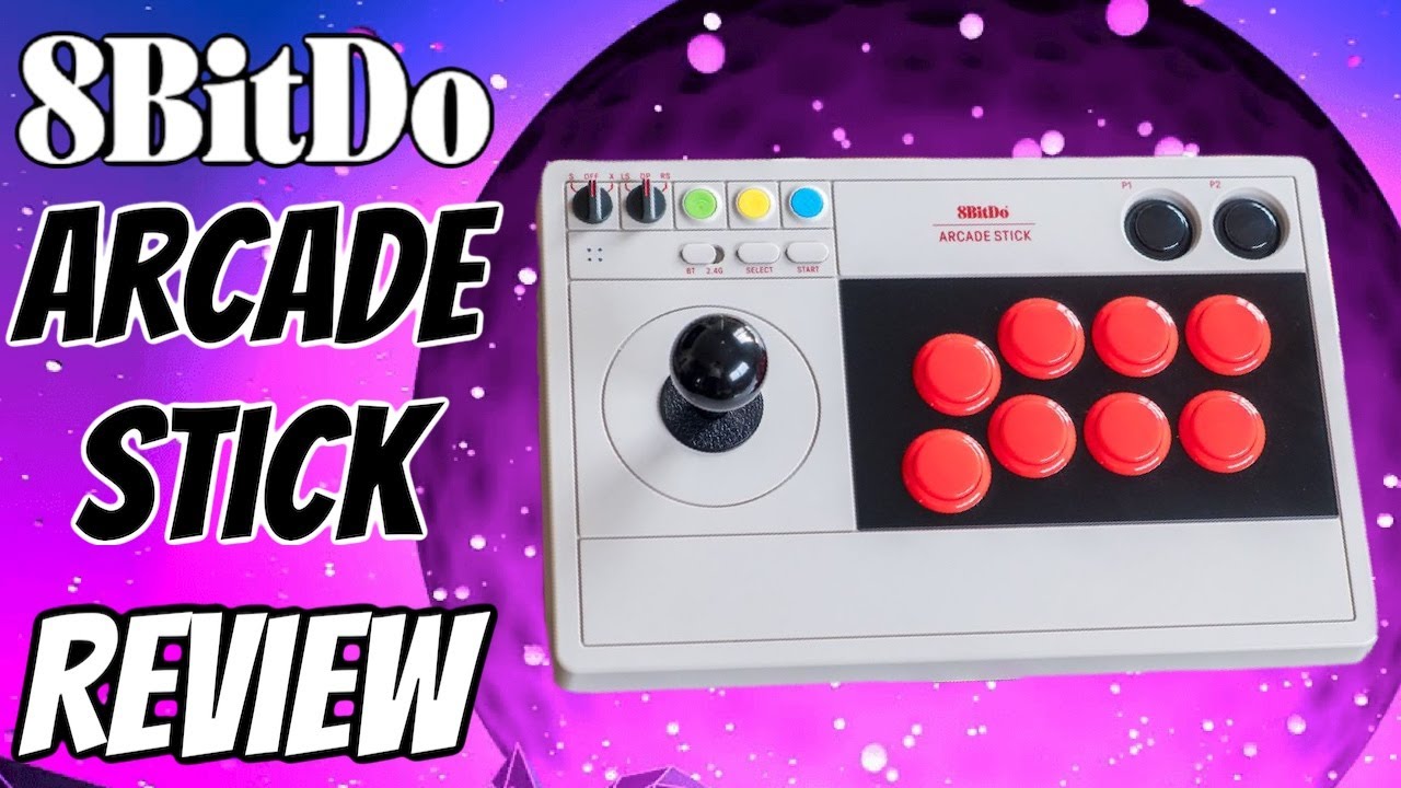 Демонстрация и обзор 8BitDo Arcade Stick | Полностью протестировано на эмуляции Batocera MAME | R...