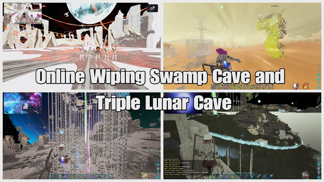 Ark Unofficial PvP / Online Wiping Fjorder Swamp and Triple Lunar / TUG PvP