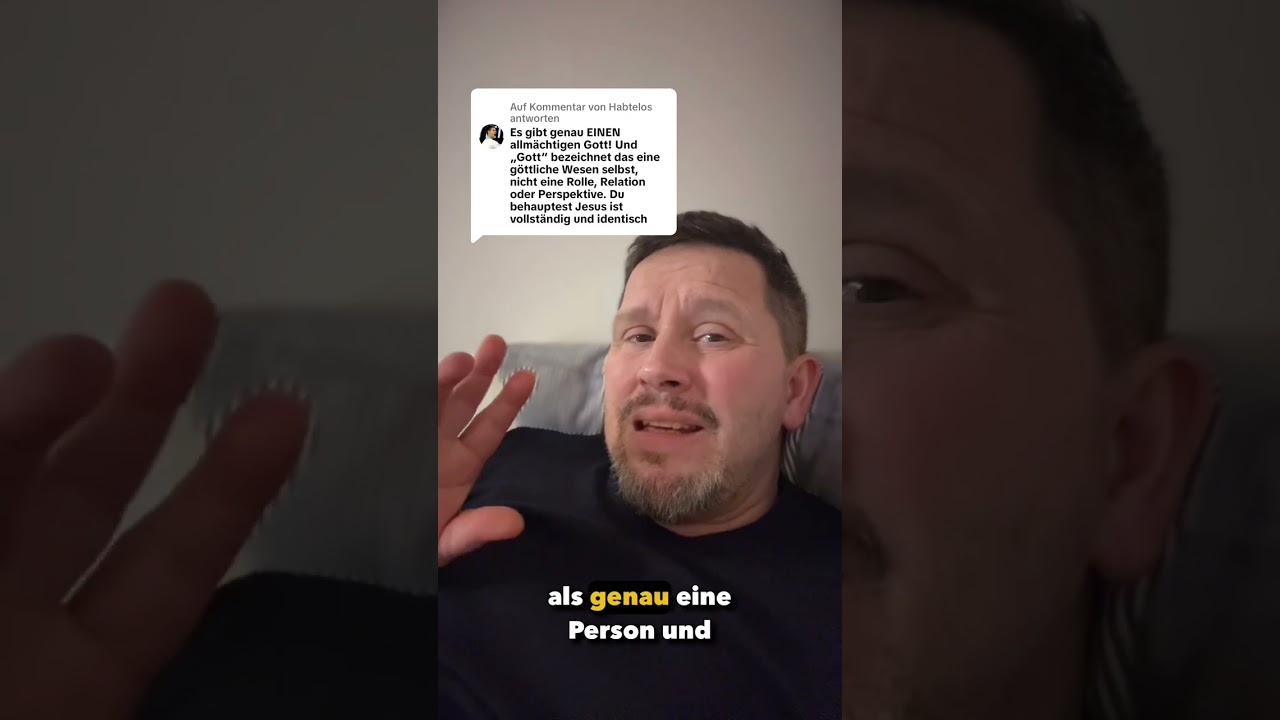 Kann Gott sein eigener Sohn sein? VS. Reicht „ein Gott“ ohne drei Personen?