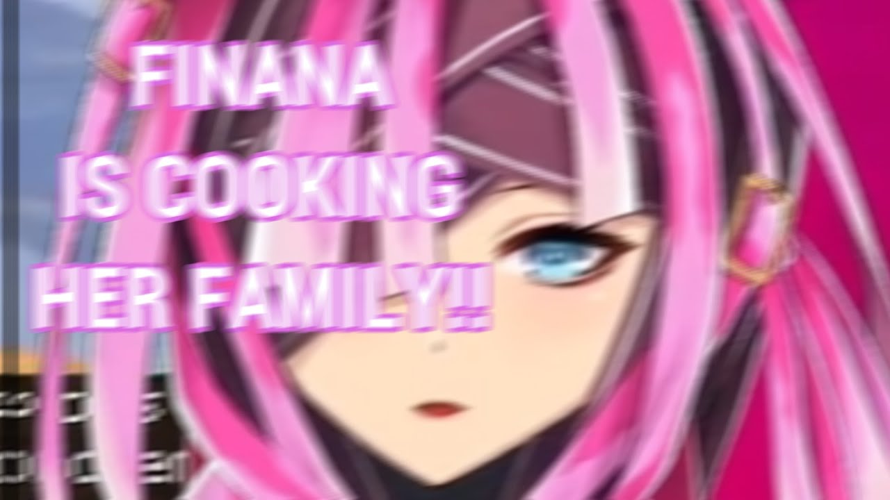 FINANA IS COOKING HER FAMILY!!! - Derem Kado【NIJISANJI ID & EN】