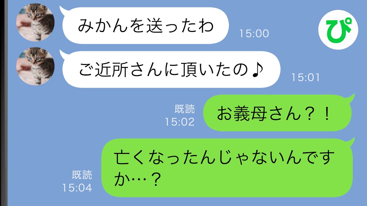 【LINE】亡くなったはずの義母から突然の連絡&rarr;事情を聞くと、とんでもない事になっていた&hellip;【スカッと修羅場】