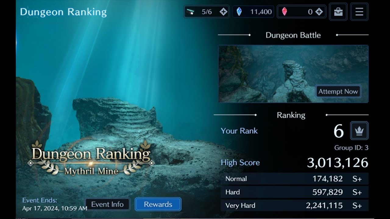 F2P - Dungeon Ranking Mythril Mine - How to get 3m score?