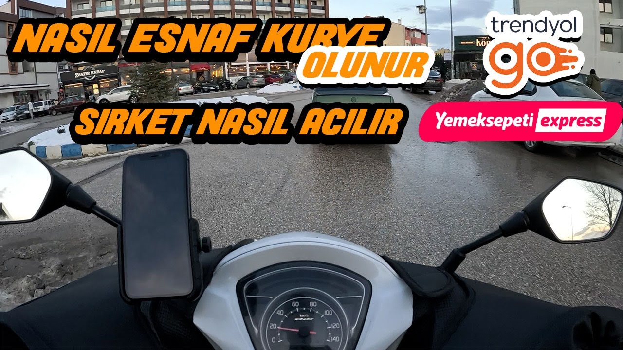 NASIL ESNAF KURYE OLUNUR? l ŞİRKET NASIL A&Ccedil;ILIR? l ESNAF KURYE OLMAK İ&Ccedil;İN NE GEREKLİ l TRENDYOL GO
