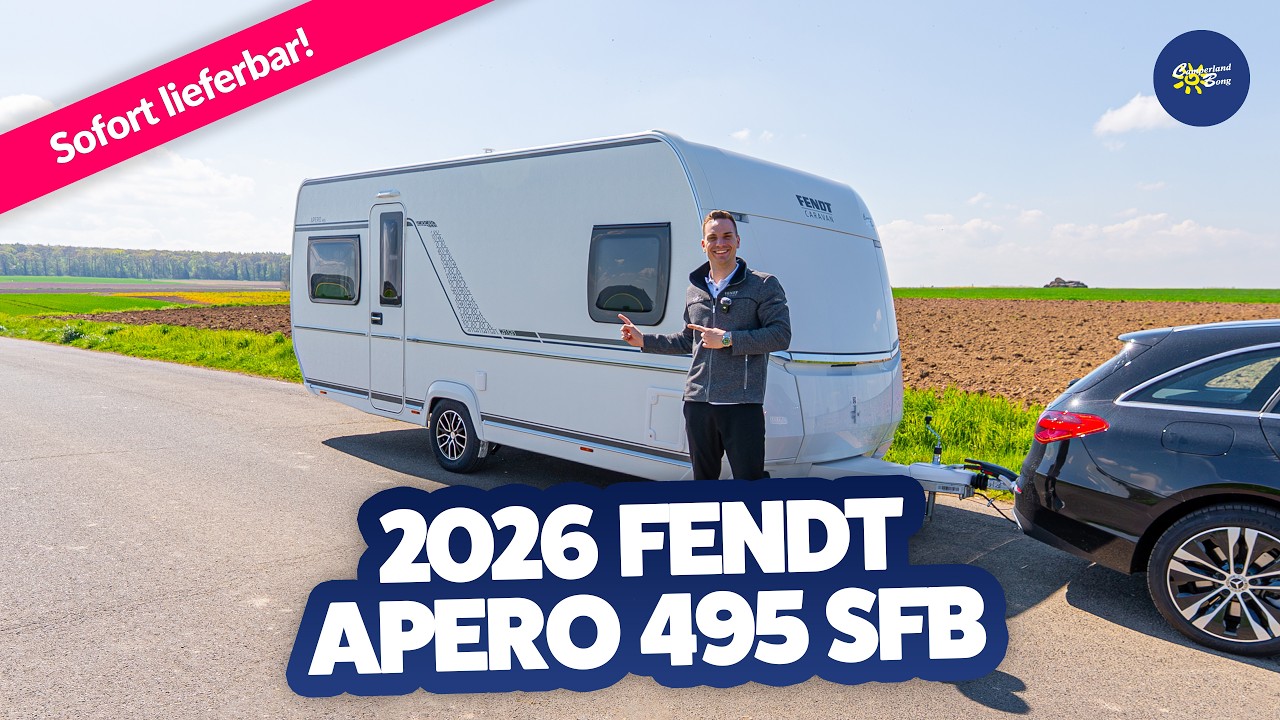💫JETZT NEU: 2026 Fendt Apero 495 SFB | Caravan | Test & Kaufberatung - Camperland Bong