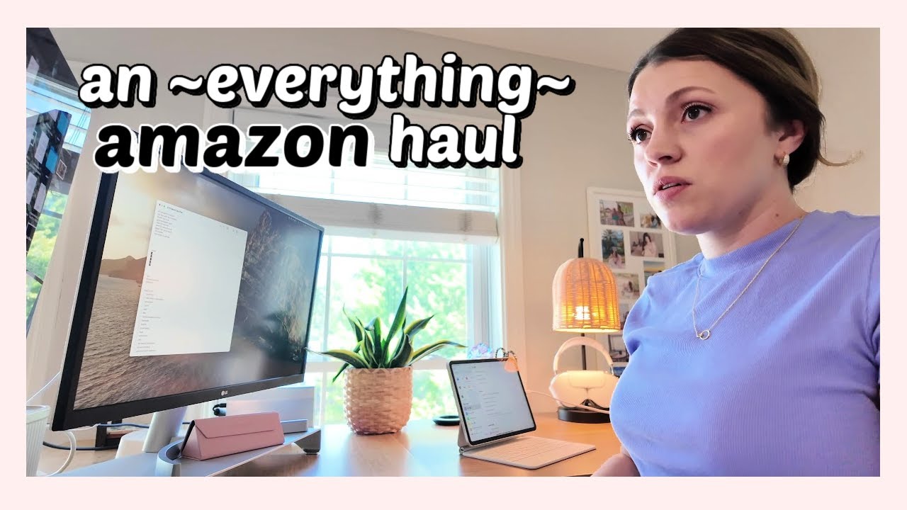 VLOG ✨ new Makeup, organizing the AwFuL closet (we all have one..) + big Amazon Haul