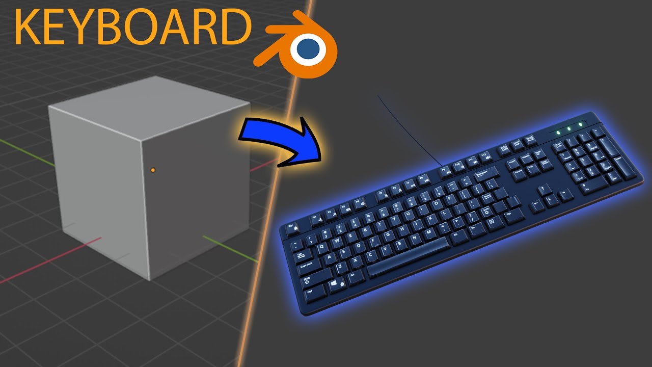 Create a Keyboard in Blender