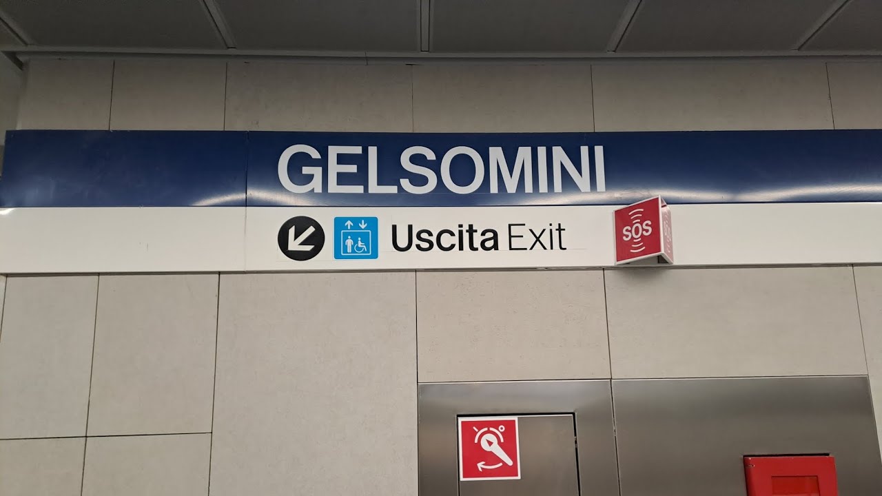 (Walkthrough) Stazione GELSOMINI (M4 Metro Milano)