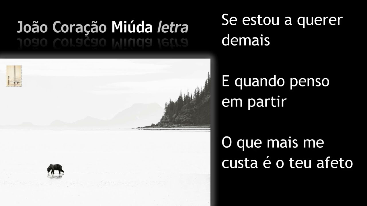 João Coração - Miúda (letra)