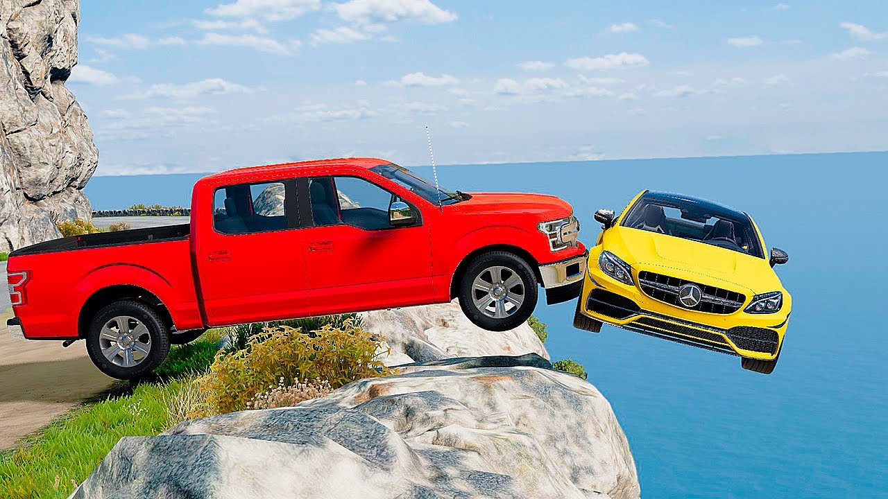 Realistic High-Speed Car Crashes in BeamNG.Drive | TotalCrashNG