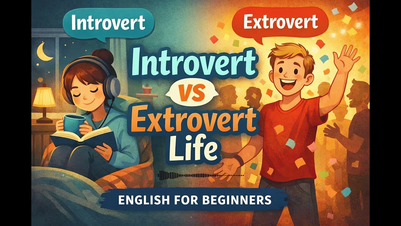 Talking About Introvert and Extrovert in English | Beginner Conversation Practice
