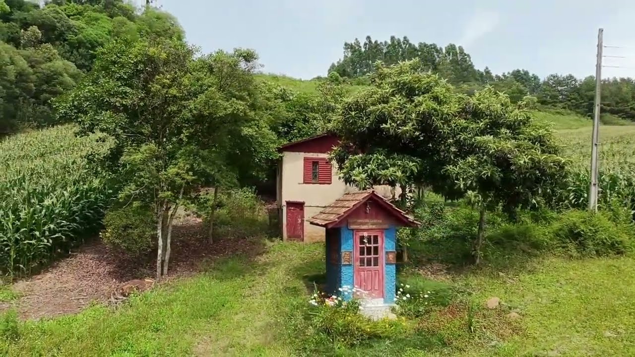 MORO de MEDO de filmar essas casas ABANDONADAS 😱 - Drone dji neo.