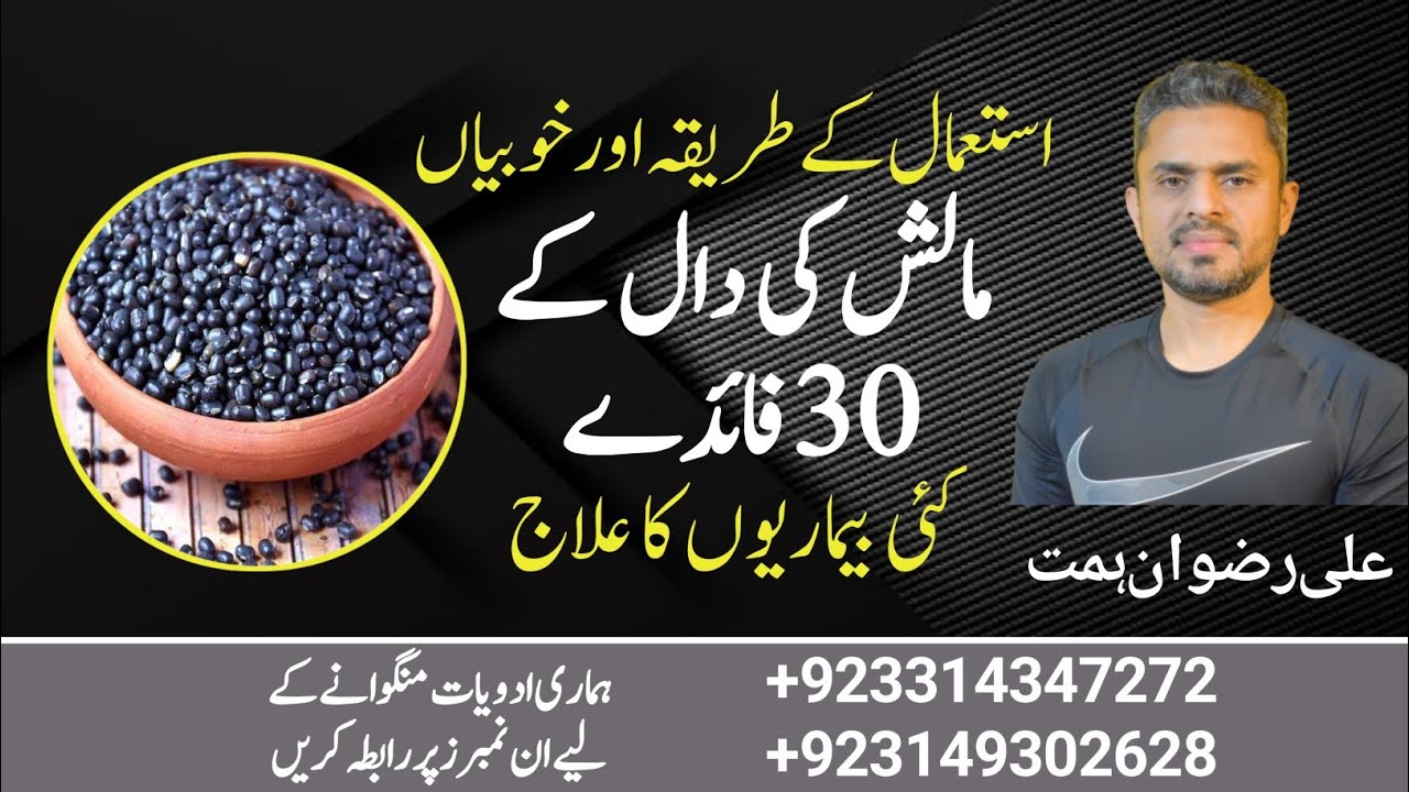 Black grams uses and benefits || Mash ki daal k fayde or istemal | Urdu Hindi