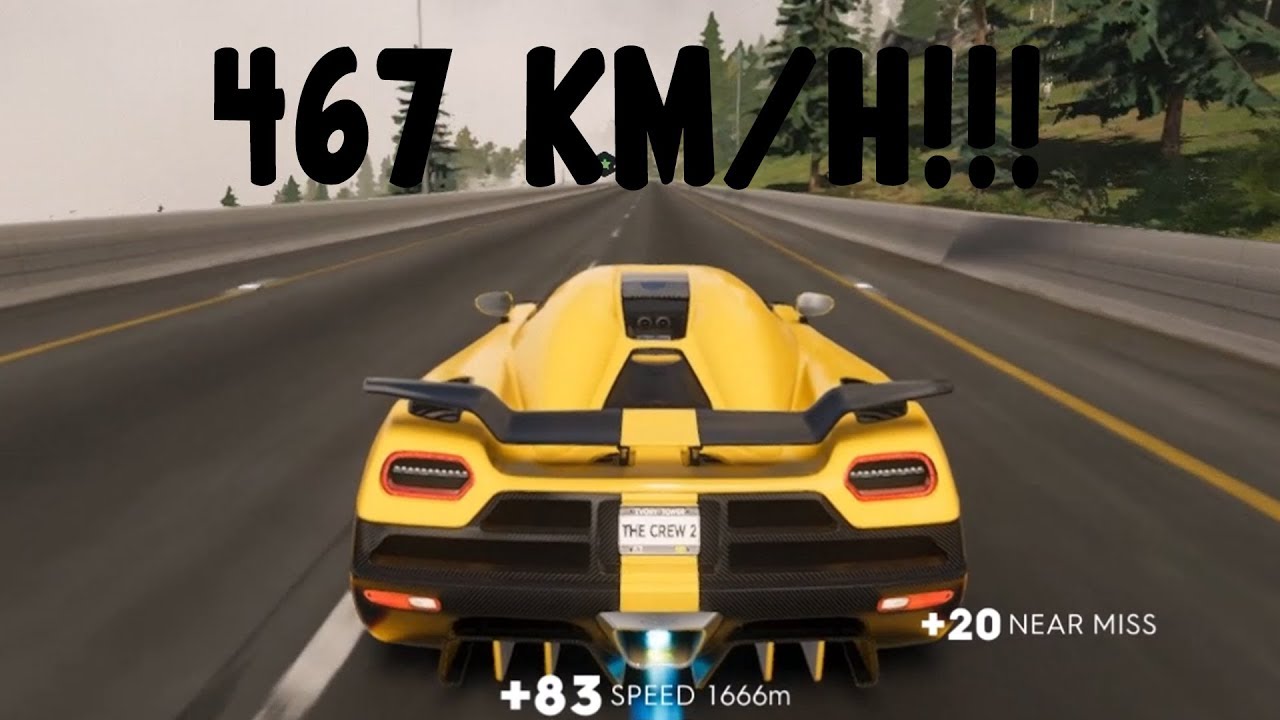 The Crew 2 - Koenigsegg Agera R 2012 | TOP SPEED 467 KMH (PC HD) [1080p60FPS]