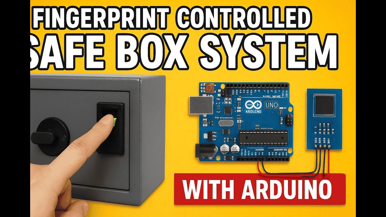 Build a Fingerprint Controlled Safe Box Using Arduino | DIY Security Project