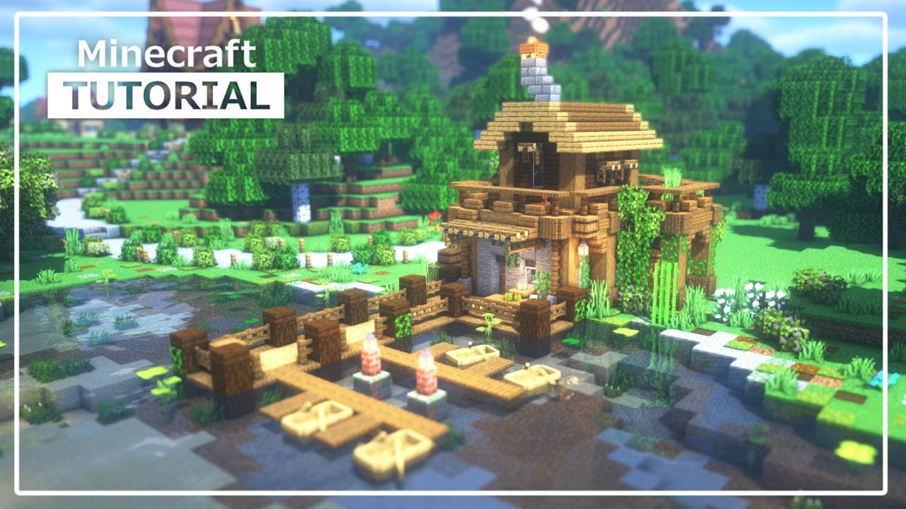 【マイクラ】ボートハウスの作り方 | How to Build #16