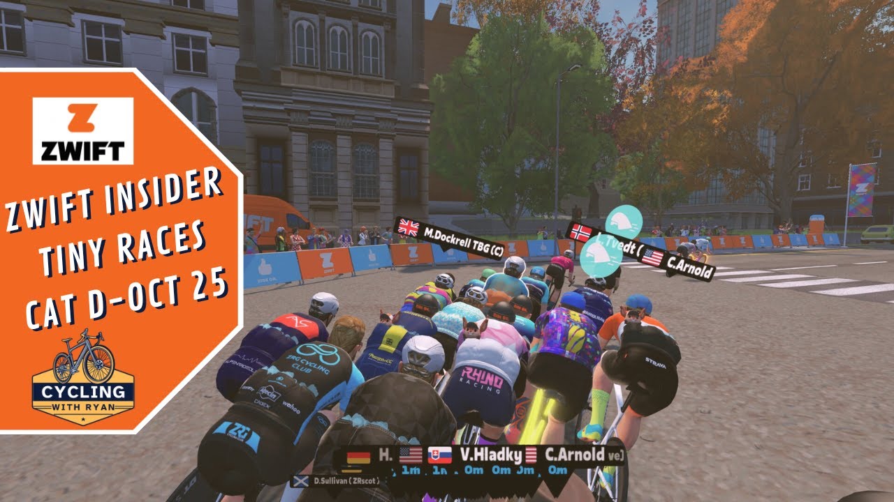 Четыре крутых мини-гонки Zwift Insider, один отличный результат!
