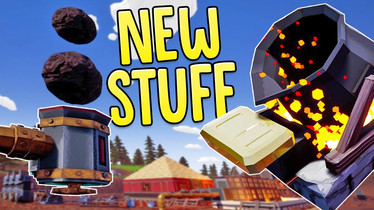 Using New Gold Mining Technology To Find Giant Gold Nuggets & New Rare Ore - Hydroneer Gameplay