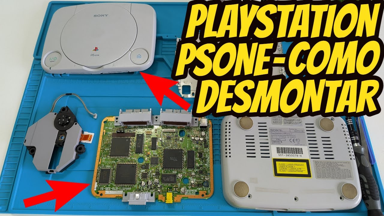 PlayStation PSone SCPH-102 Como Desmontar // Como Abrir para Reparar y  Cambiar Piezas