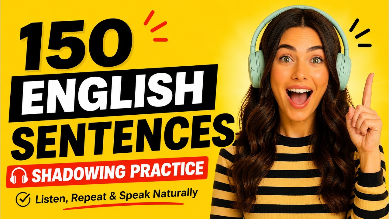 Learn English Easily | 150 Sentences for Real Conversations | Listening & Speaking Practice