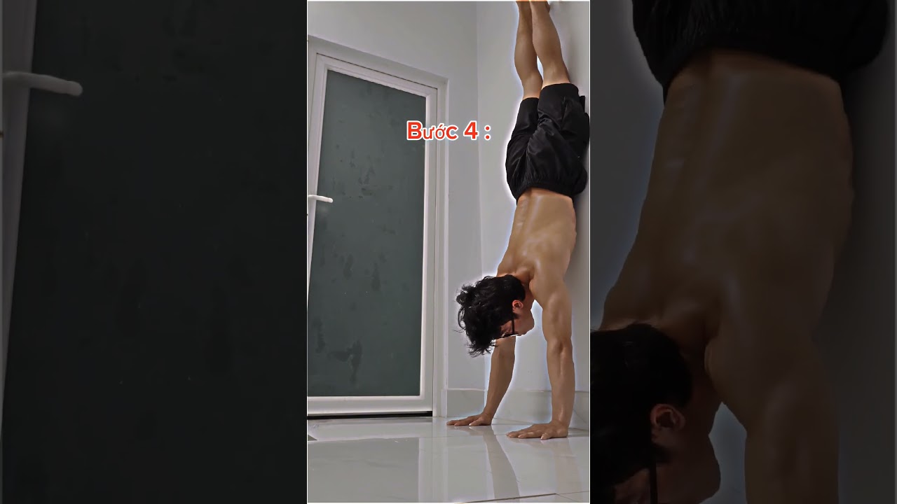 C&aacute;ch để handstand phong c&aacute;ch thăng bằng#calisthenics #streetworkout #motivation #viral #handstand
