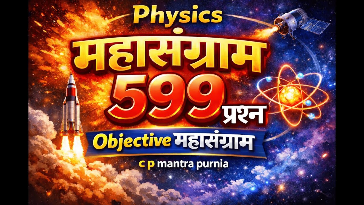 599 Objective Question | PHYSICS | Bihar Board | 12th Physics | c p mantra purnea | c p sir